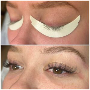 Cateye Lashes Before and After
